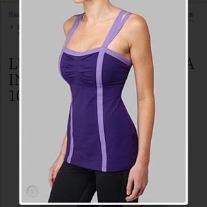 LULULEMON INSIGHT TANK IN LOLO PURPLE AND POWER PURPLE, WOMENS SIZE 8